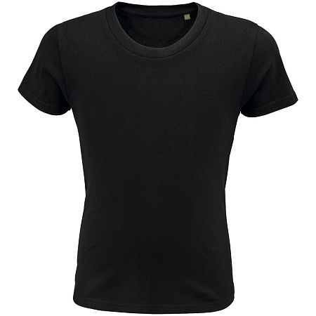 Футболка детская Pioneer Kids, черная, размер 12 лет (142-152 см)