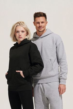 Худи оверсайз унисекс Origin, черное, размер XS