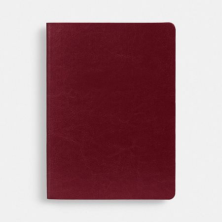 Ежедневник Nebraska Flex, недатированный, бордовый с серебристым