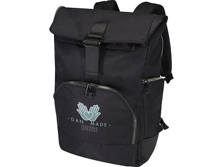 Рюкзак «Rhine» 15” с откидным верхом из переработанного материала