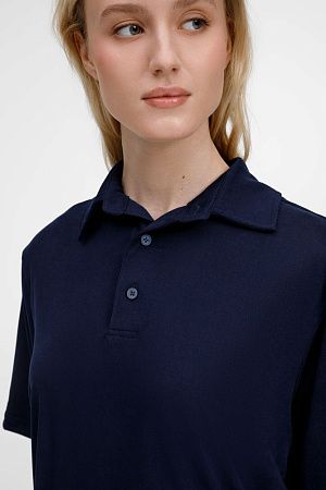 Рубашка поло унисекс Senti, темно-синяя, размер XXL