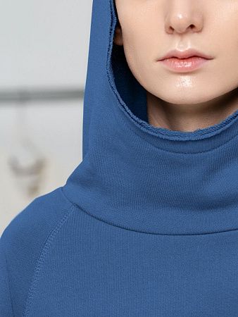 Худи унисекс Vozduh 1.0, синее, размер S