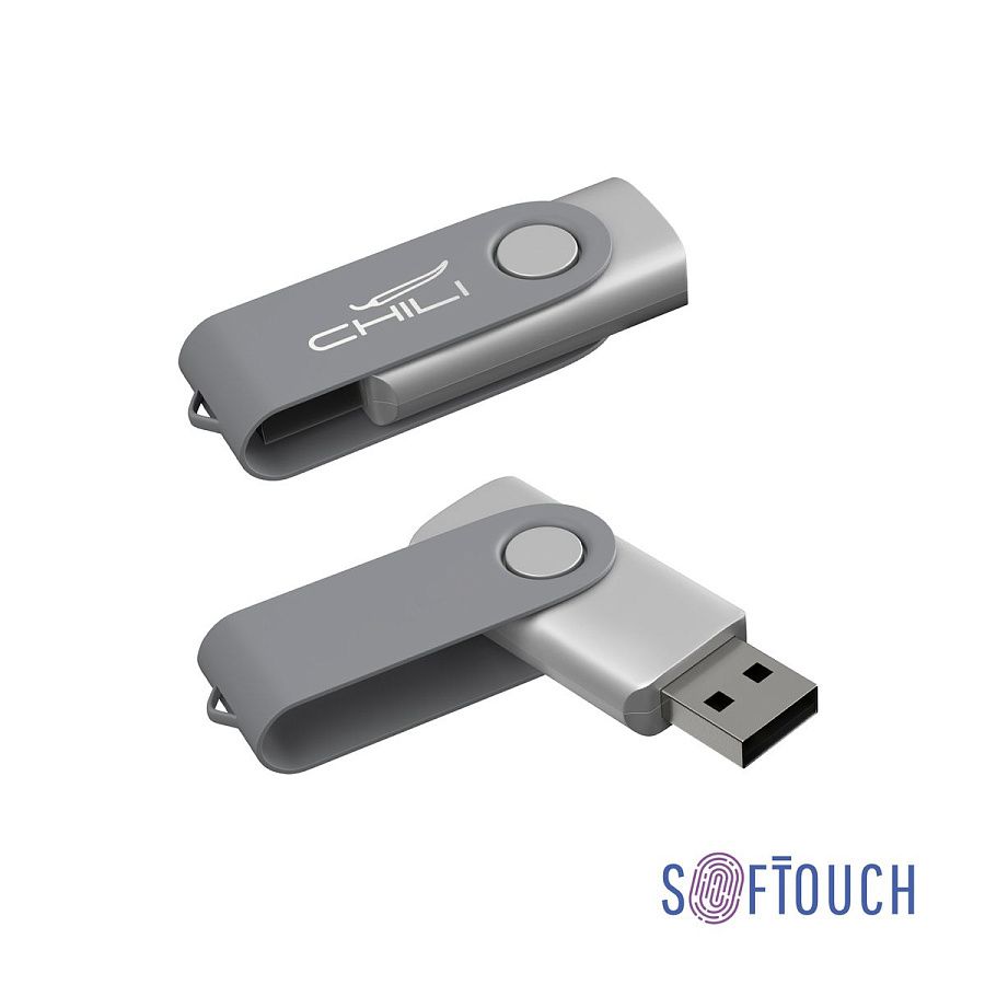 Флеш-карта "Vostok", объем памяти 16GB, покрытие soft touch#