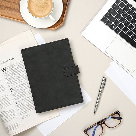 Ежедневник-портфолио Royal NEO недатированный в подарочной коробке, черный