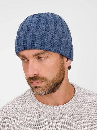 Шапка Metelitsa, синий меланж (джинс)