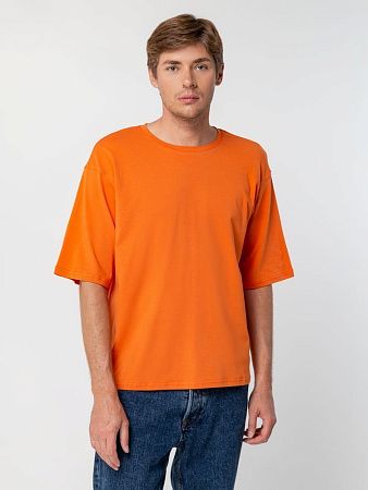 Футболка унисекс оверсайз Street Vibes, оранжевая, размер XL/2XL