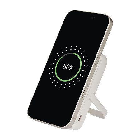 Внешний аккумулятор Юнион PD (Union PD) 10000mAh с функцией беспроводной зарядки 15W, белый