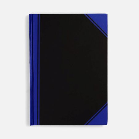 Блокнот Accenti, черный с синим
