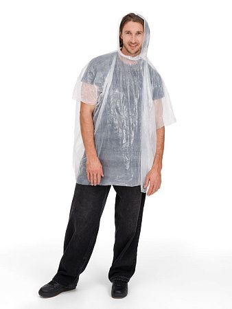 Дождевик в круглом футляре Nimbus, черный