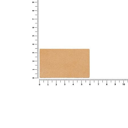 Лейбл кожаный Pasek, M, бежевый