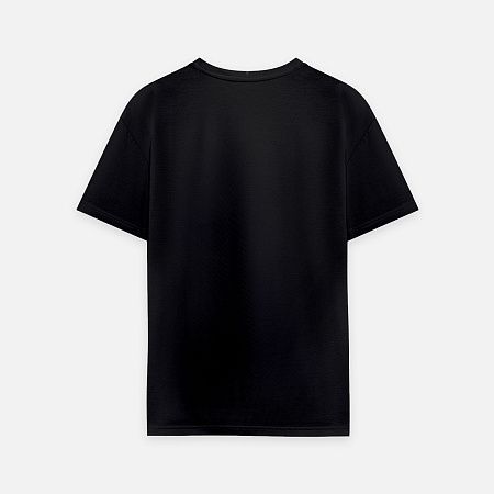 Футболка унисекс премиум AURA, 100% хлопок 200гр. черный, размер 3XL/4XL