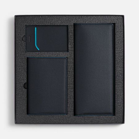 Набор Multimo Simple, черный с бирюзовым