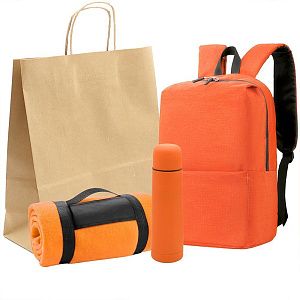 Подарочный набор FOR PICNIC, оранжевый