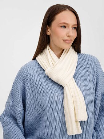 Шарф Metelitsa, белый (молочный)