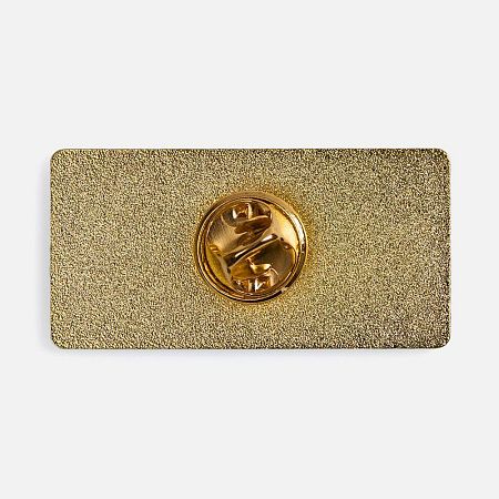 Значок Sanga Matto, золотистый глянцевый