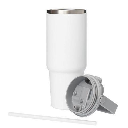 Термокружка вакуумная Montana, белая