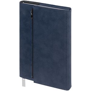 Ежедневник Grace на заказ, недатированный, темно-синий