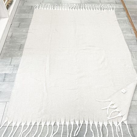 Плед акриловый SUPER SOFT NATURE, белый