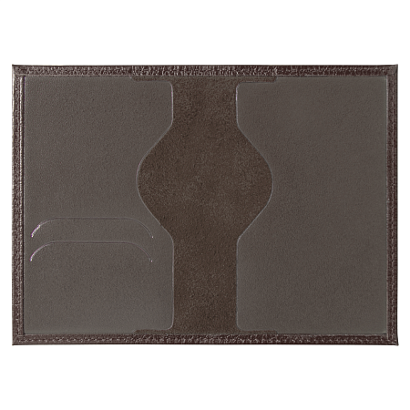 Обложка для автодокументов Leather Sky Flotter из натуральной кожи, коричневая