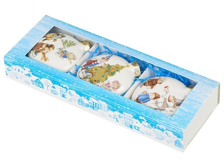 Набор новогодних игрушек, 3 шт