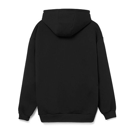 Худи унисекс оверсайз Full Swing, черное, размер XS/S
