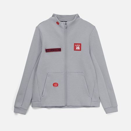 Шильдик металлический Alfa Oval, красный