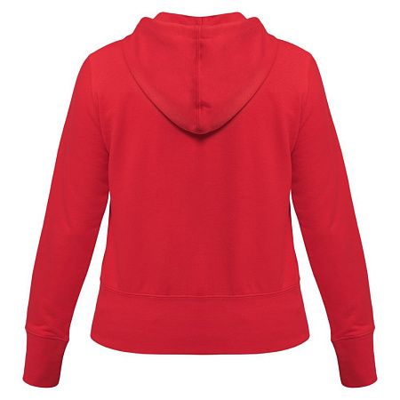 Толстовка женская Hooded Full Zip красная, размер XS