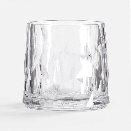 Стакан небьющийся Sate Crystal, вращающийся, прозрачный