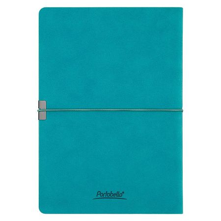 Ежедневник In Velour недатированный, бирюзовый