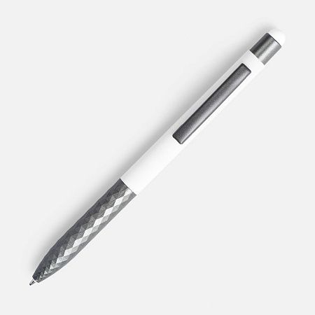 Ручка шариковая Digit Soft Touch со стилусом, белая