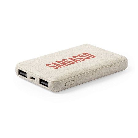 Универсальный аккумулятор SHIDEN, 5000мАч, пластик с пшеничным волокном
