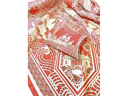 Платок «Русская резьба по кости»