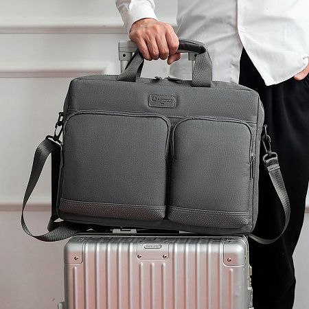 Сумка для ноутбука L255, темно-серая