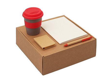 Набор «Halm» с блокнотом, ручкой и стаканом