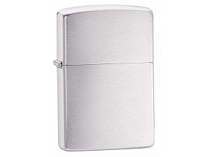 Зажигалка ZIPPO Classic с покрытием Brushed Chrome, цвет: серебристый