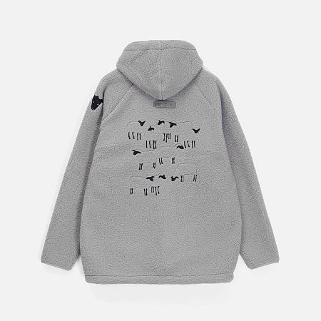 Анорак унисекс Oblako, светло-серый, размер M/L