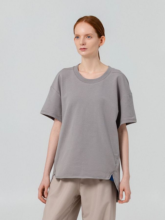 Футболка унисекс Kosmos 1.0, синяя под нанесение