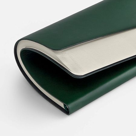 Блокнот Verso в клетку, зеленый, ver.2