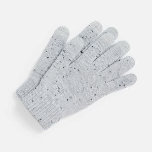 Перчатки сенсорные Spotti Senso, светло-серые, размер L/XL