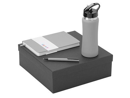 Подарочный набор c блокнотом C2, ручкой и бутылкой