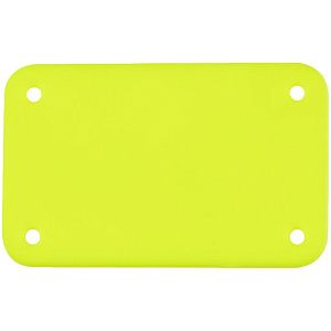 Лейбл из ПВХ Kreta, S, желтый неон