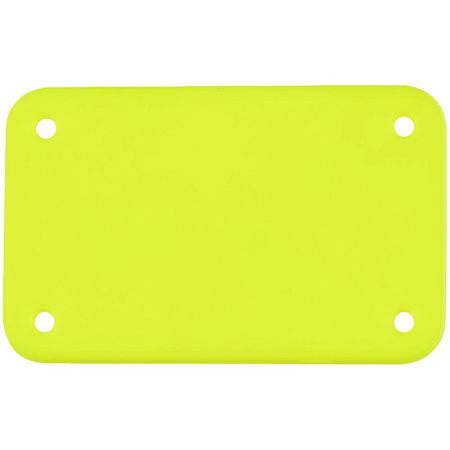 Лейбл из ПВХ Kreta, S, желтый неон