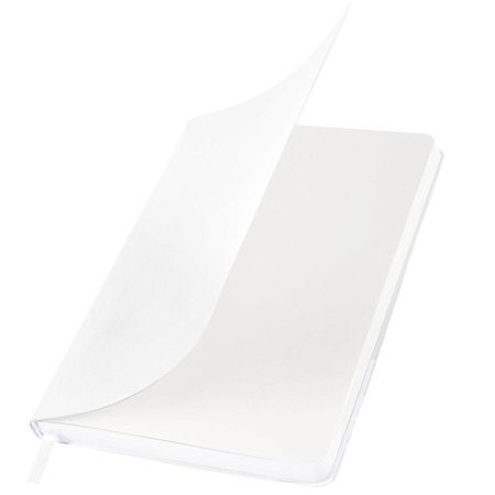 Ежедневник A5 недатированный Dante в мягком переплёте софт-тач, белый