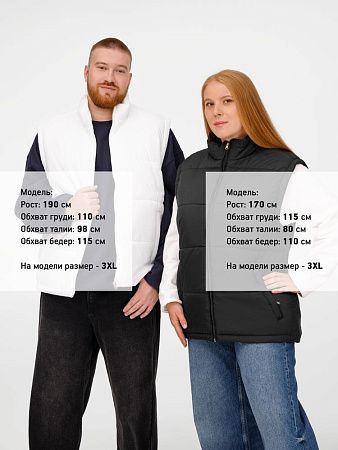 Жилет Kama, черный, размер 4XL