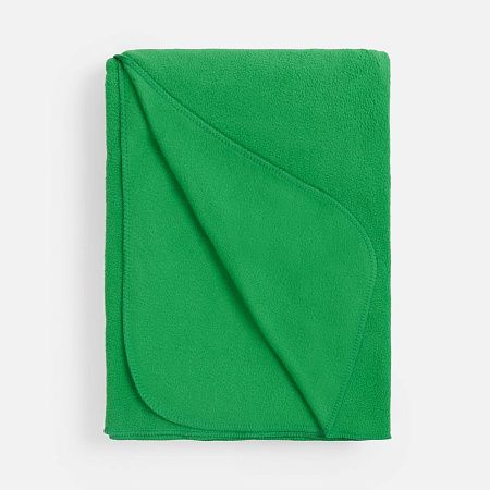 Флисовый плед Warm&Peace XL, зеленый