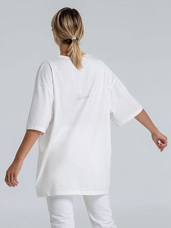Футболка оверсайз «Чистая соль», молочно-белая, размер 44-46