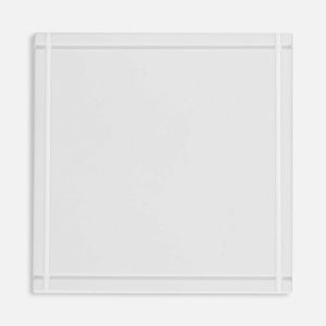 Лейбл из ПВХ Dzeta, L, белый