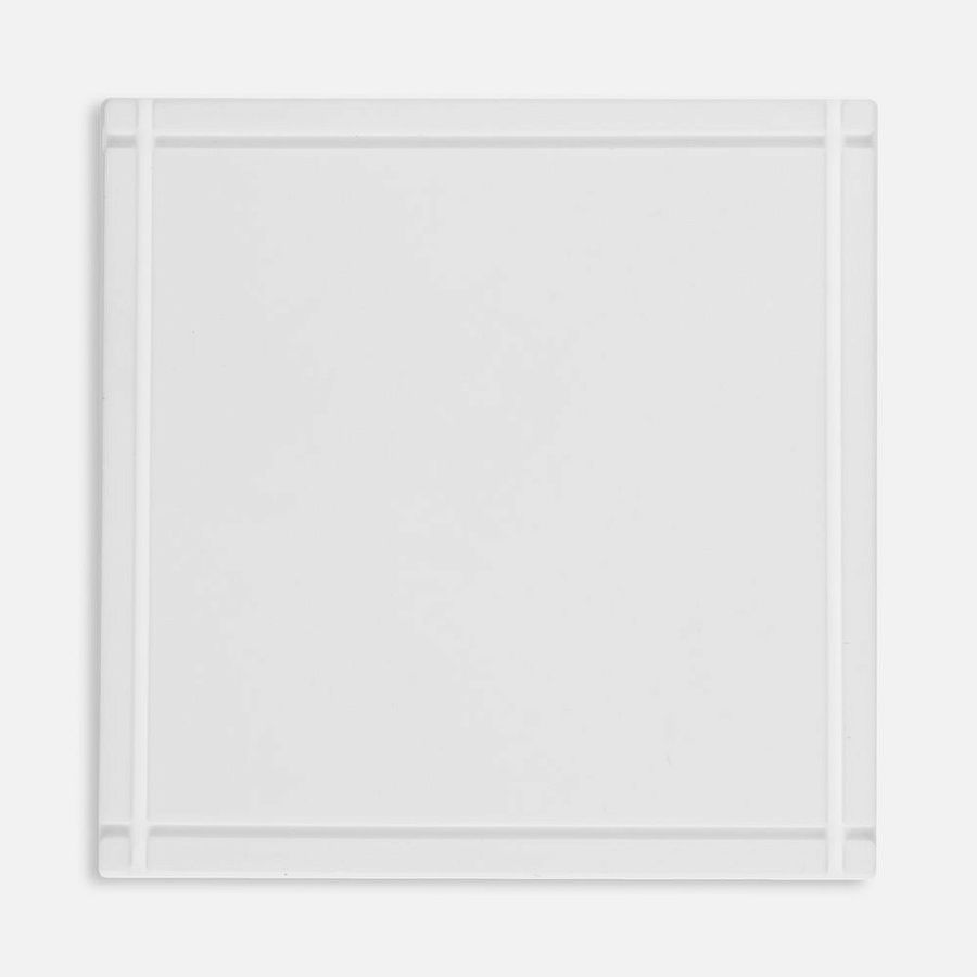 Лейбл из ПВХ Dzeta, L, белый