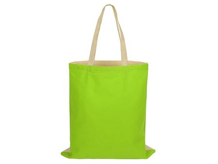 Сумка для шопинга «Twin» двухцветная из хлопка, 180 г/м2