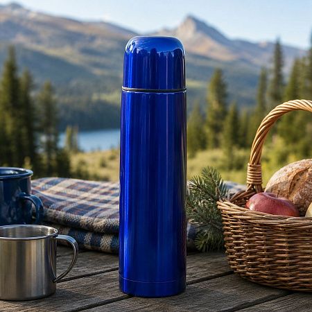 Термос Picnic Bright, синий